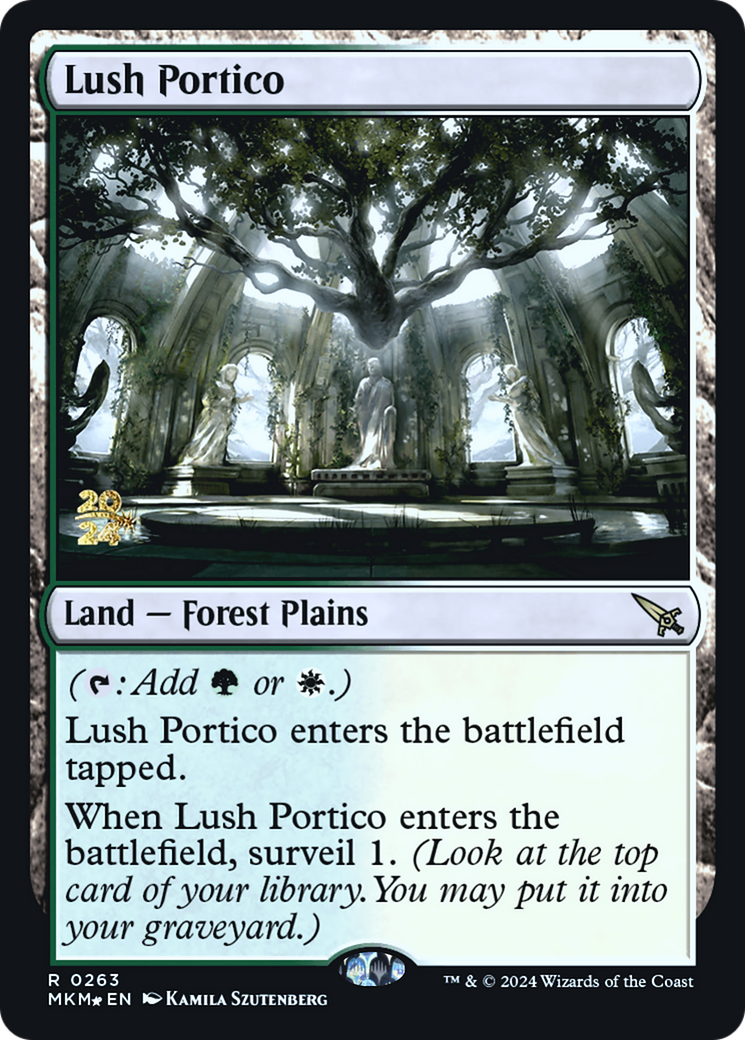 Lush Portico [Murders at Karlov Manor Prerelease Promos] | Good Games Cannington