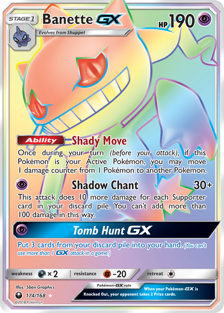 Banette GX (174/168) [Sun & Moon: Celestial Storm] | Good Games Cannington