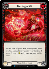 Blessing of Qi (Red) [TCC091] (Round the Table: TCC x LSS) | Good Games Cannington