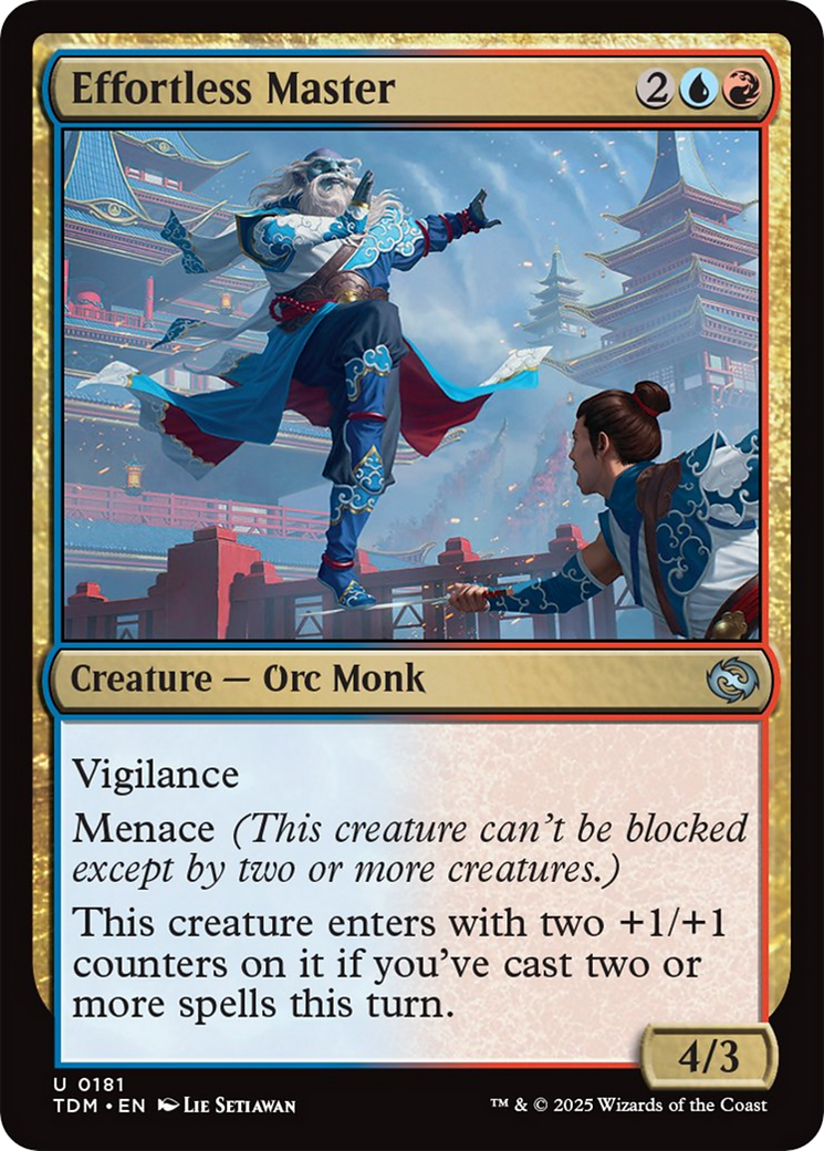 Effortless Master [Tarkir: Dragonstorm] | Good Games Cannington
