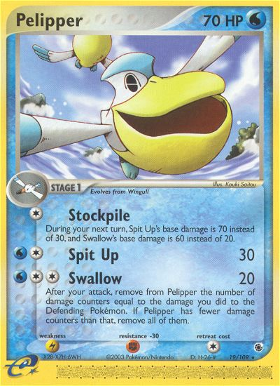 Pelipper (19/109) [EX: Ruby & Sapphire] | Good Games Cannington