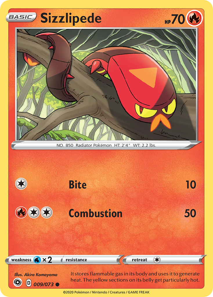 Sizzlipede (009/073) [Sword & Shield: Champion's Path] | Good Games Cannington