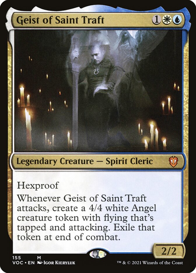 Geist of Saint Traft 155 (Commander: Innistrad: Crimson Vow)  | Good Games Cannington