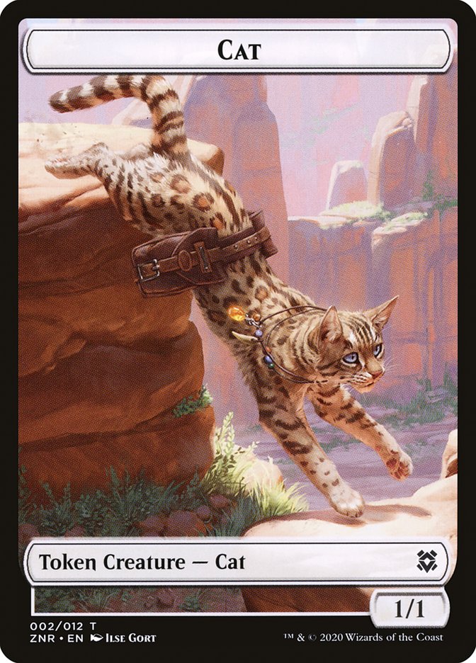 Cat Token [Zendikar Rising Tokens] | Good Games Cannington