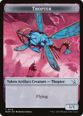 Soldier // Thopter Double-Sided Token [March of the Machine Tokens] | Good Games Cannington