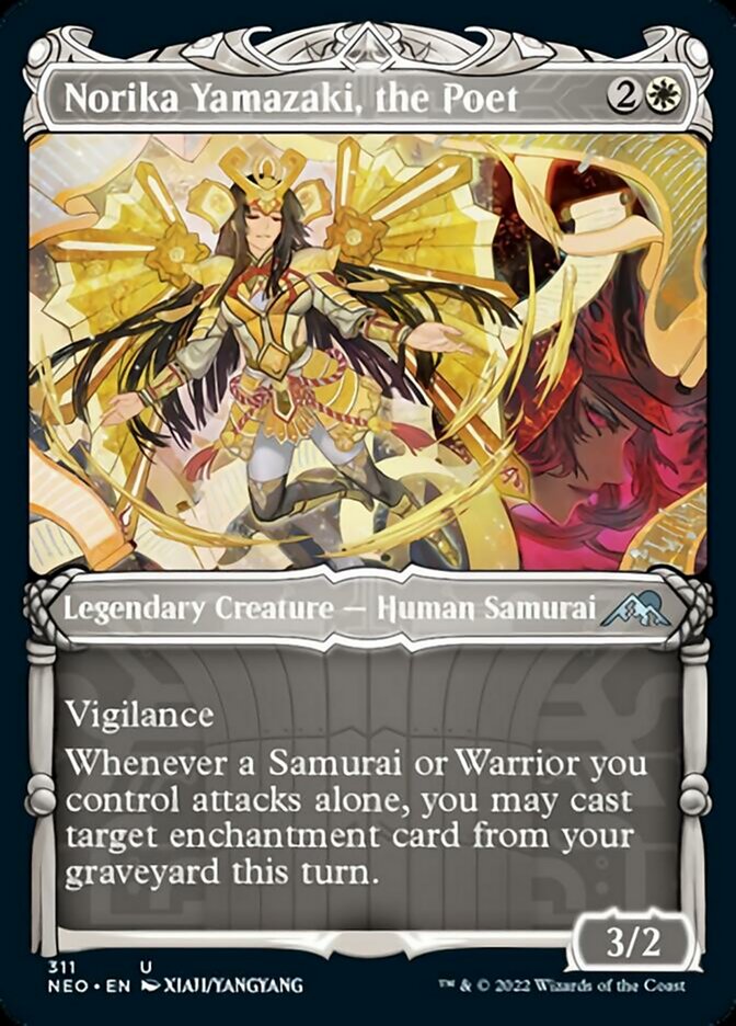 Norika Yamazaki, the Poet (Showcase Samurai) [Kamigawa: Neon Dynasty] | Good Games Cannington