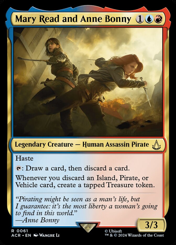 Mary Read and Anne Bonny 61/110 (Universes Beyond: Assassin's Creed)  | Good Games Cannington