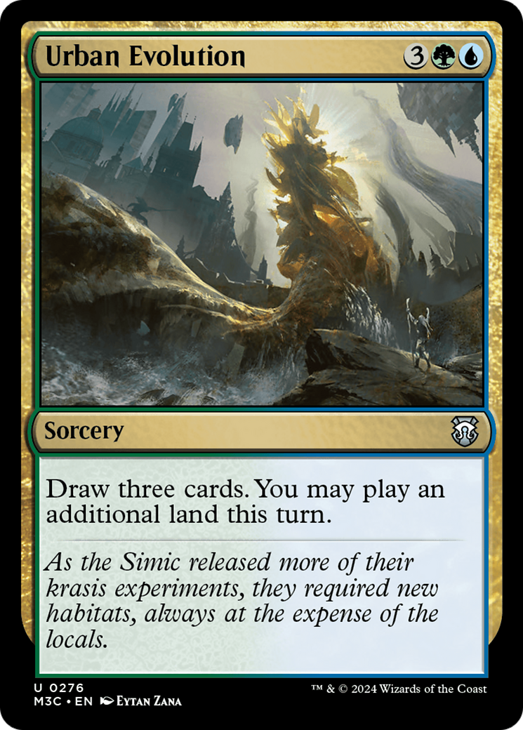 Urban Evolution (Ripple Foil) [Modern Horizons 3 Commander] | Good Games Cannington