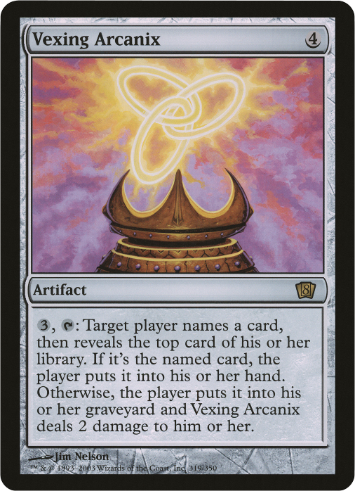 Vexing Arcanix (Oversized) [Eighth Edition Box Topper] | Good Games Cannington