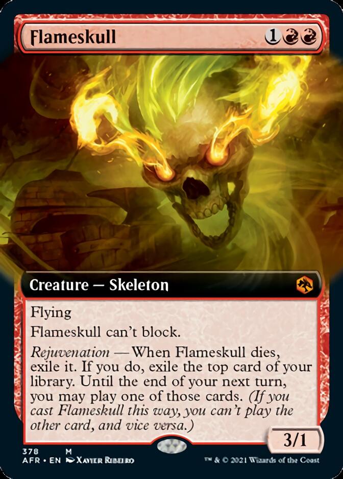 Flameskull (Extended Art) [Dungeons & Dragons: Adventures in the Forgotten Realms] | Good Games Cannington