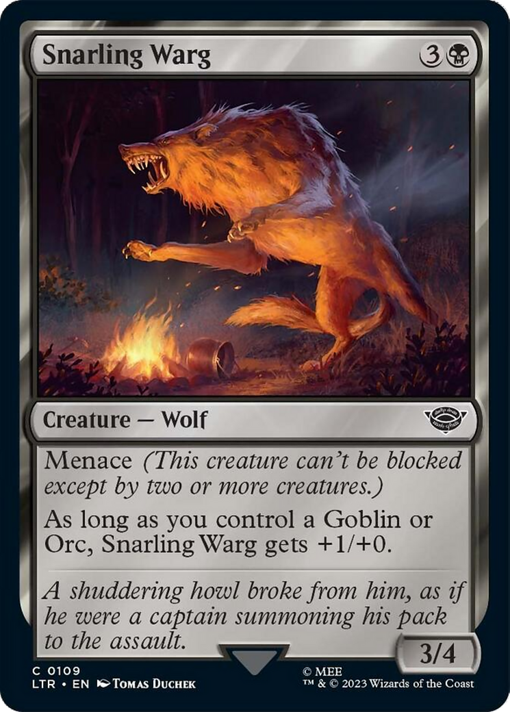 Snarling Warg [The Lord of the Rings: Tales of Middle-Earth] | Good Games Cannington