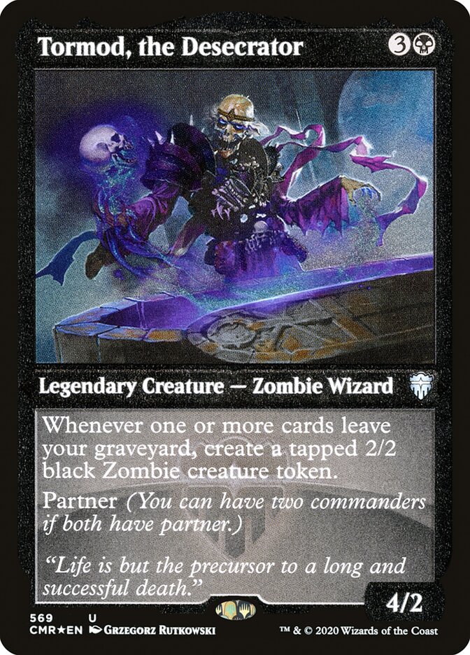 Tormod, the Desecrator (Etched) [Commander Legends] | Good Games Cannington