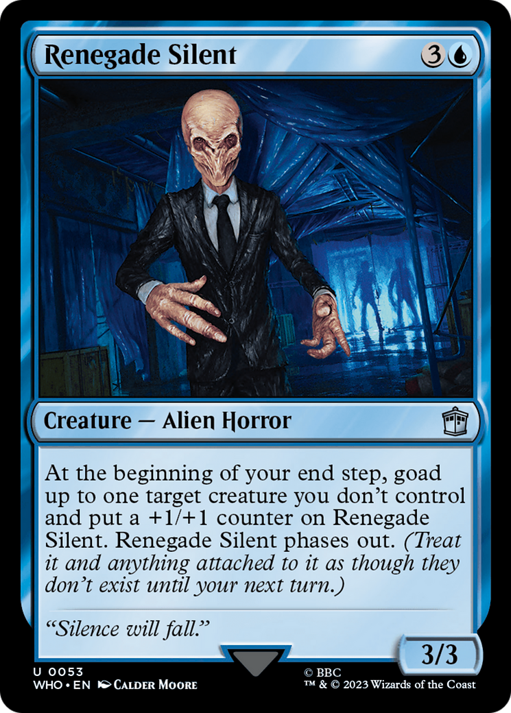 Renegade Silent [Doctor Who] | Good Games Cannington