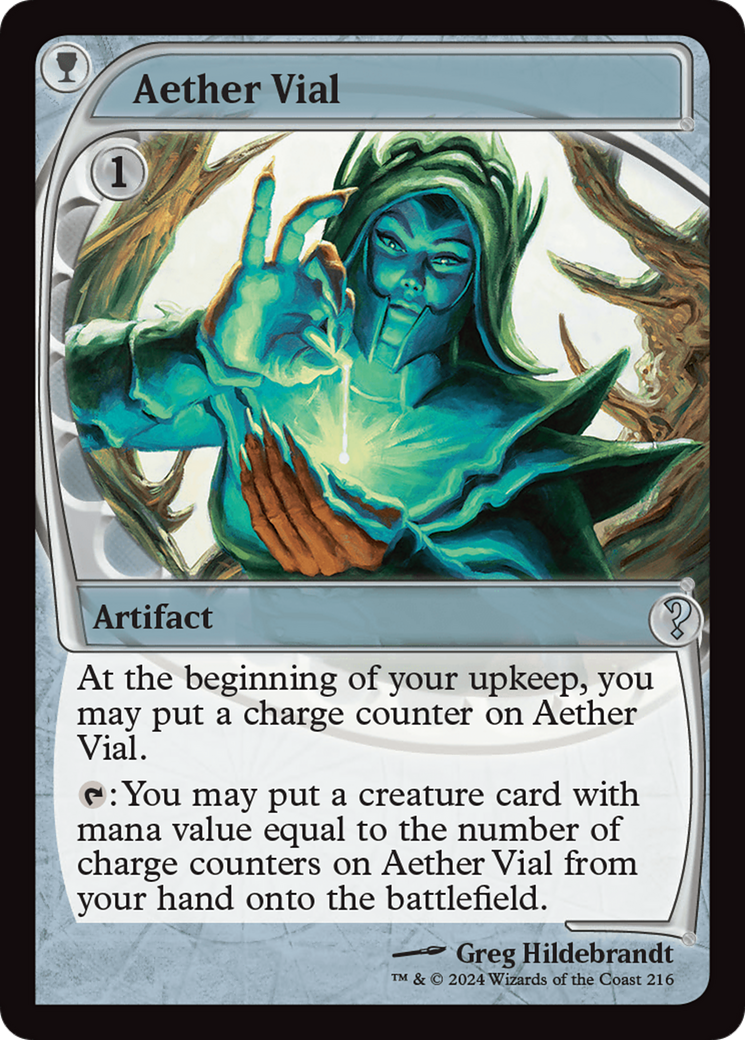 Aether Vial (Future Sight) [Mystery Booster 2] | Good Games Cannington