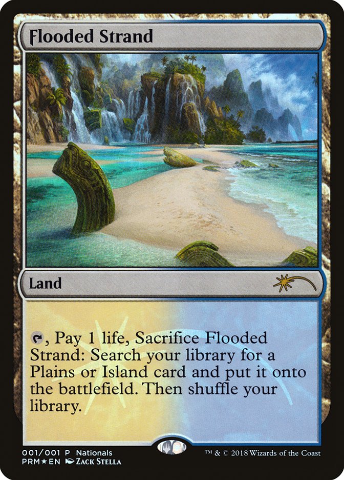 Flooded Strand (Nationals) [Nationals Promos] | Good Games Cannington