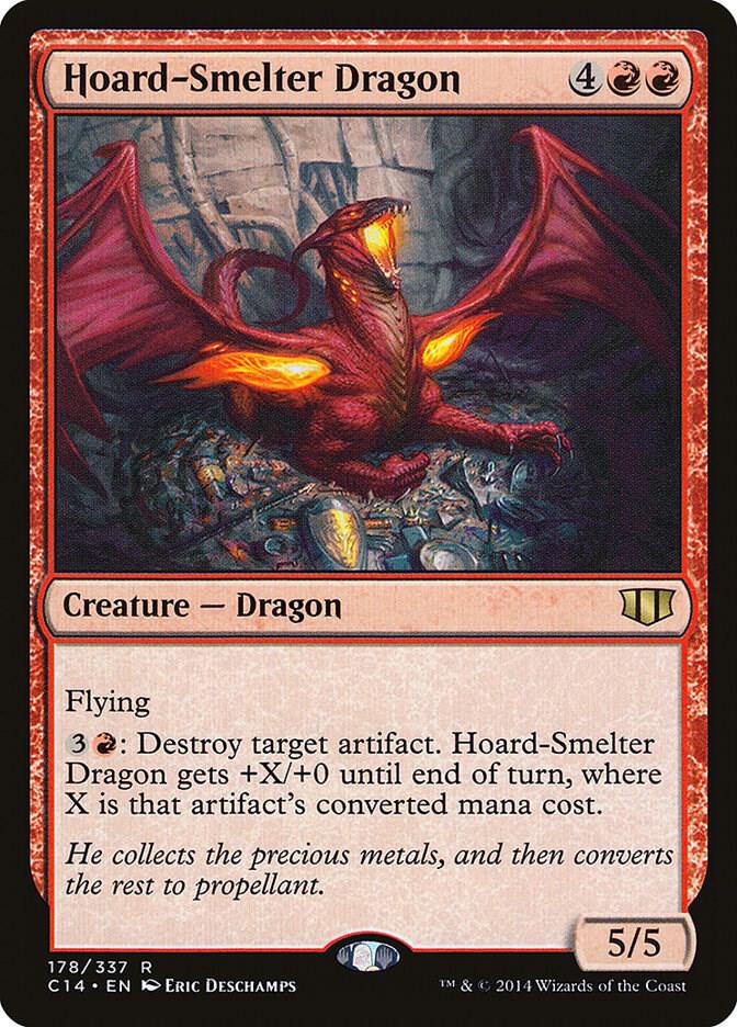 Hoard Smelter Dragon 178/337 (Commander 2014)  | Good Games Cannington