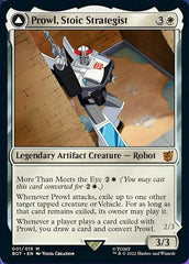 Prowl, Stoic Strategist // Prowl, Pursuit Vehicle [Transformers] | Good Games Cannington