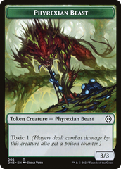 Phyrexian Beast Token [Phyrexia: All Will Be One Tokens] | Good Games Cannington