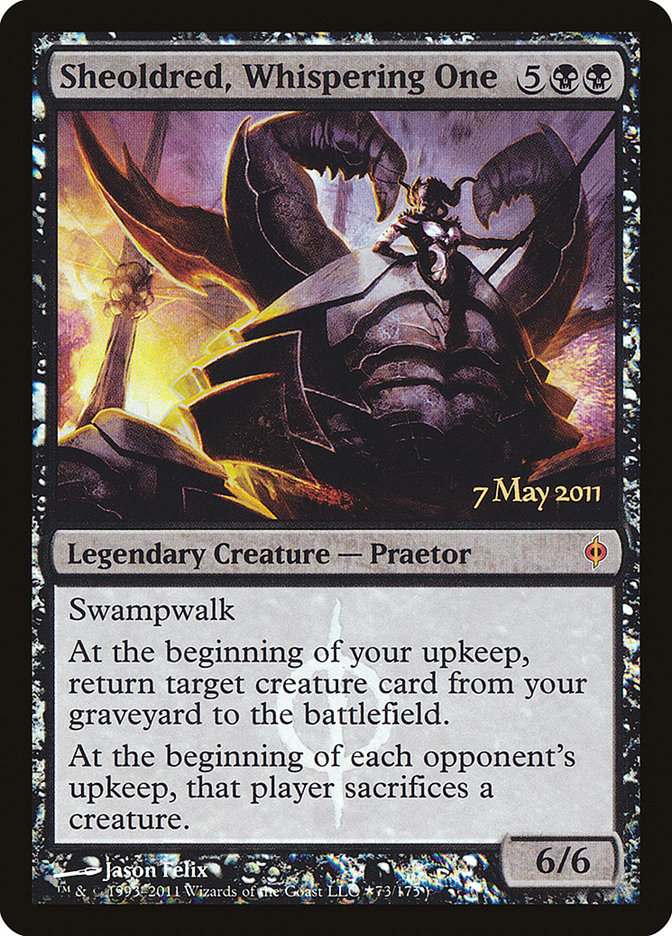 Sheoldred, Whispering One [New Phyrexia Prerelease Promos] | Good Games Cannington