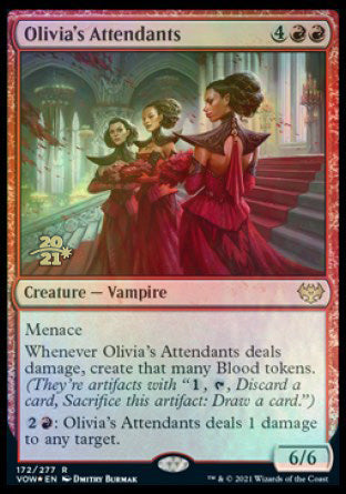 Olivia's Attendants [Innistrad: Crimson Vow Prerelease Promos] | Good Games Cannington