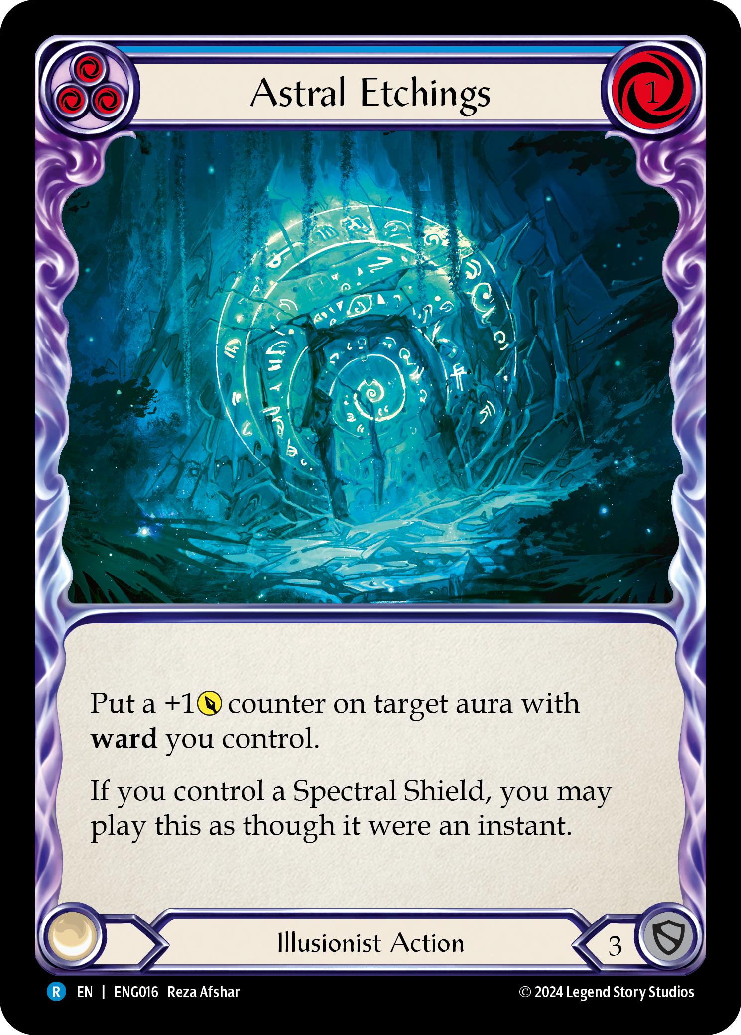 Astral Etchings [ENG016] (Part the Mistveil Enigma Blitz Deck) | Good Games Cannington