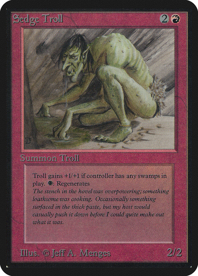 Sedge Troll [Alpha Edition] | Good Games Cannington
