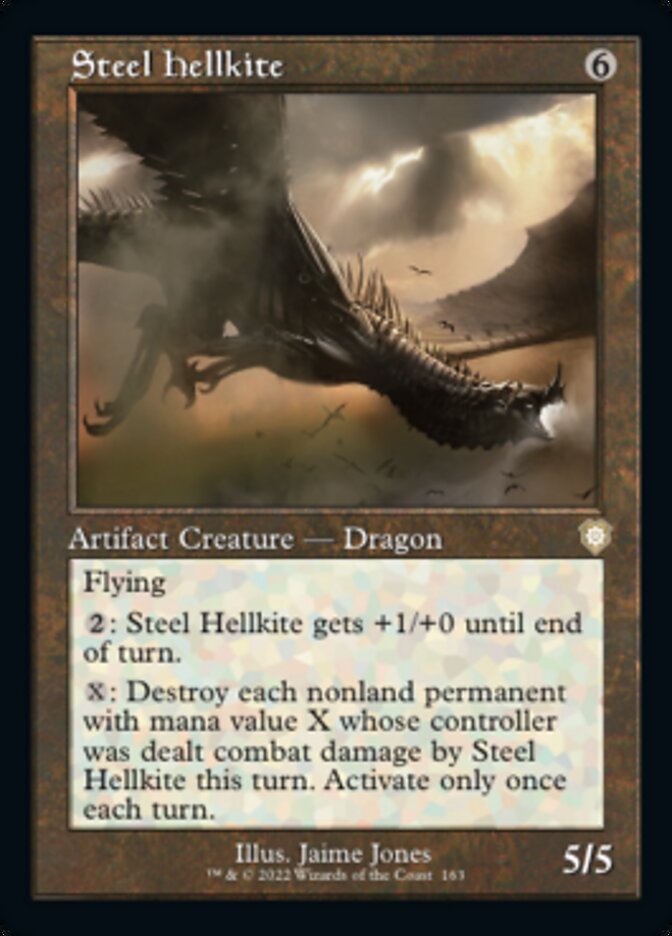 Steel Hellkite (Retro) [The Brothers' War Commander] | Good Games Cannington