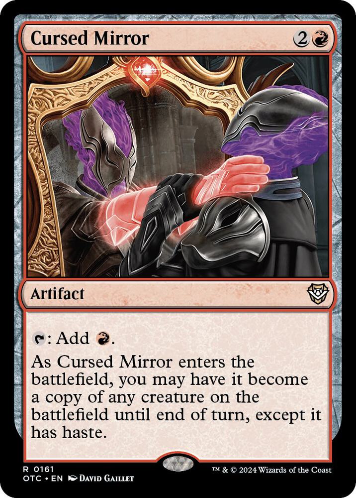 Cursed Mirror 161/342 (Commander: Outlaws of Thunder Junction)  | Good Games Cannington