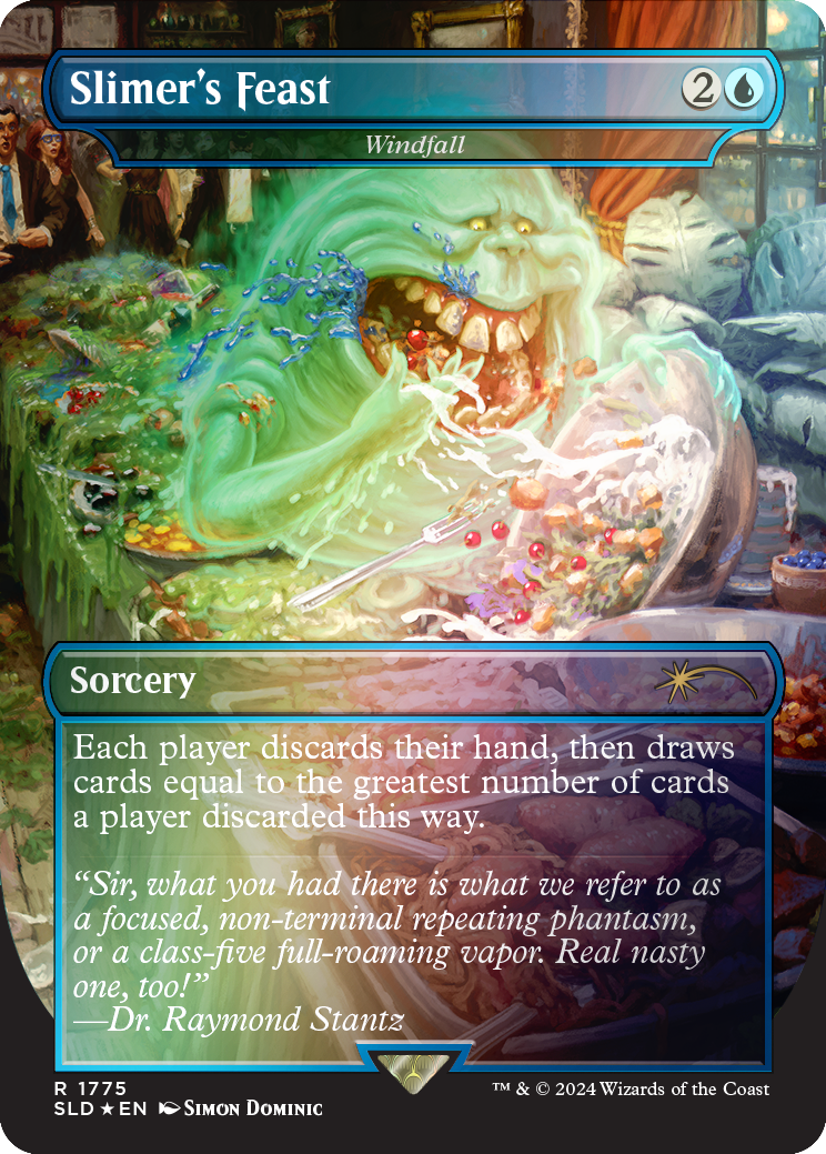 Slimer's Feast - Windfall (Rainbow Foil) [Secret Lair Drop Series] | Good Games Cannington
