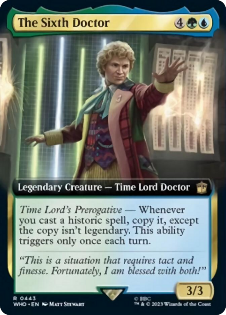 The Sixth Doctor (Extended Art) [Doctor Who] | Good Games Cannington
