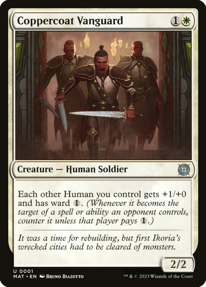 Coppercoat Vanguard 1/50 (March of the Machine: The Aftermath)  - Foil | Good Games Cannington