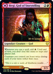 Birgi, God of Storytelling // Harnfel, Horn of Bounty [Kaldheim Prerelease Promos] | Good Games Cannington