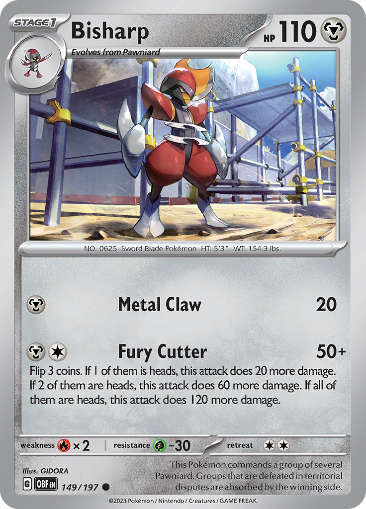 Bisharp (149/197) [Scarlet & Violet: Obsidian Flames] | Good Games Cannington