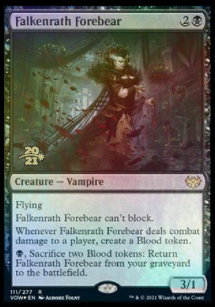 Falkenrath Forebear [Innistrad: Crimson Vow Prerelease Promos] | Good Games Cannington