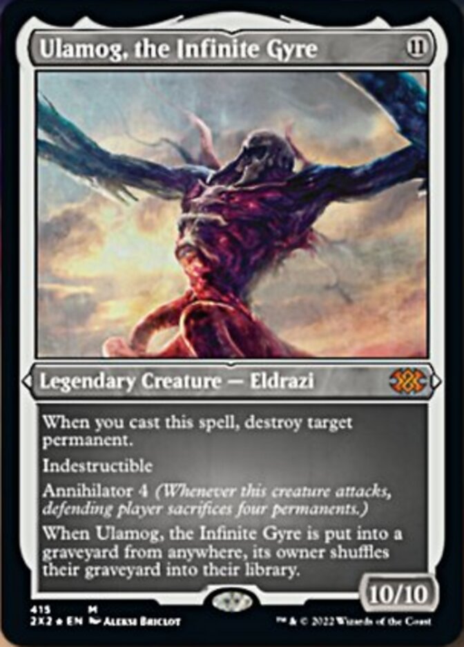 Ulamog, the Infinite Gyre (Foil Etched) [Double Masters 2022] | Good Games Cannington