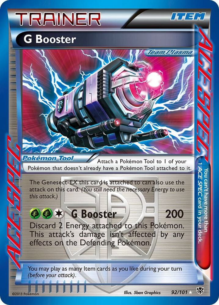 G Booster Team Plasma 92/101 (Plasma Blast)  - Holofoil | Good Games Cannington