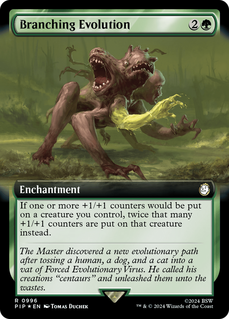 Branching Evolution (Extended Art) (Surge Foil) [Fallout] | Good Games Cannington