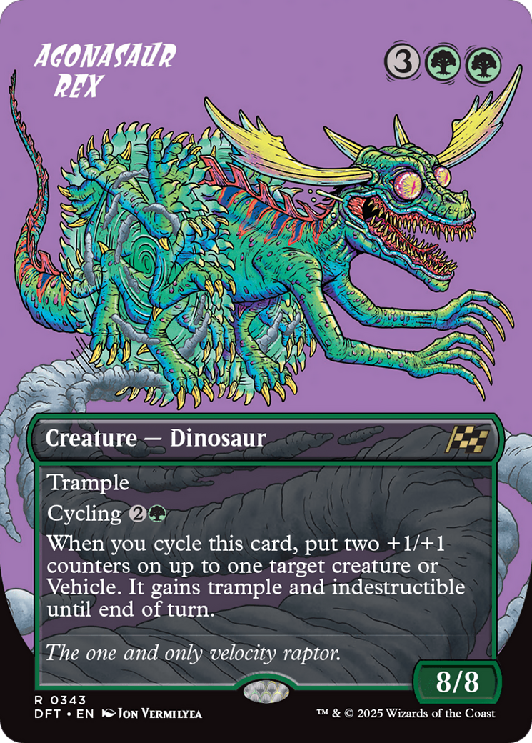 Agonasaur Rex (Borderless) [Aetherdrift] | Good Games Cannington