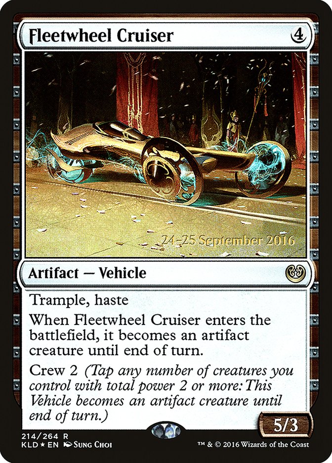 Fleetwheel Cruiser [Kaladesh Prerelease Promos] | Good Games Cannington