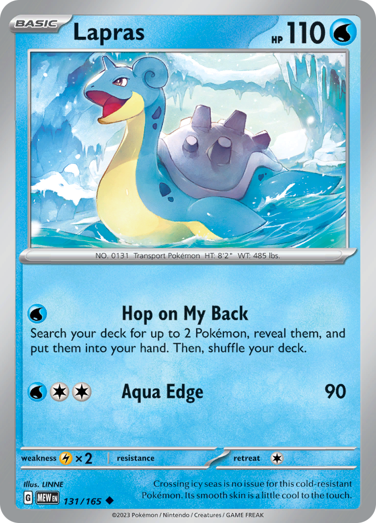 Lapras (131/165) [Scarlet & Violet 151] | Good Games Cannington
