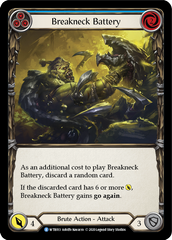 Breakneck Battery (Blue) [U-WTR013] (Welcome to Rathe Unlimited)  Unlimited Rainbow Foil | Good Games Cannington