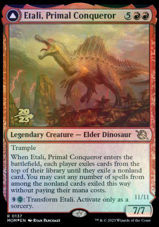 Etali, Primal Conqueror // Etali, Primal Sickness [March of the Machine Prerelease Promos] | Good Games Cannington