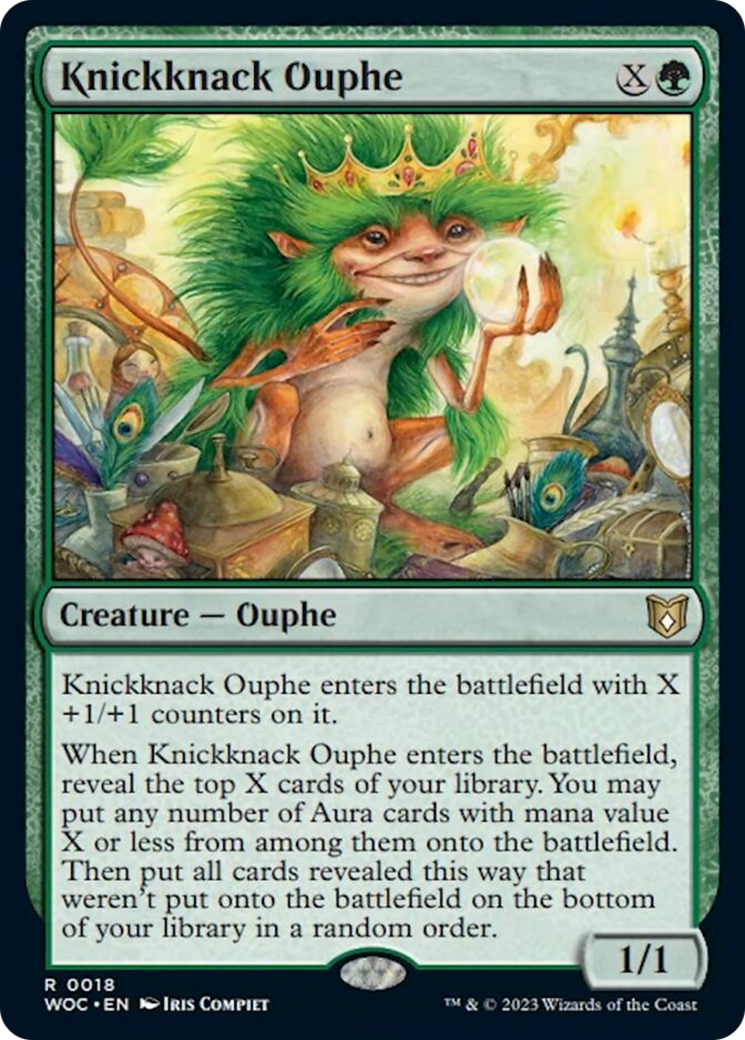 Knickknack Ouphe [Wilds of Eldraine Commander] | Good Games Cannington