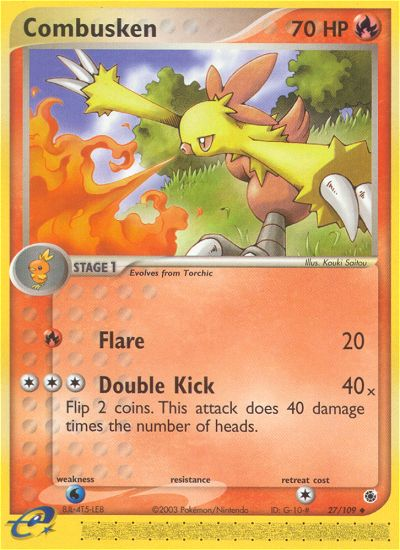 Combusken (27/109) [EX: Ruby & Sapphire] | Good Games Cannington