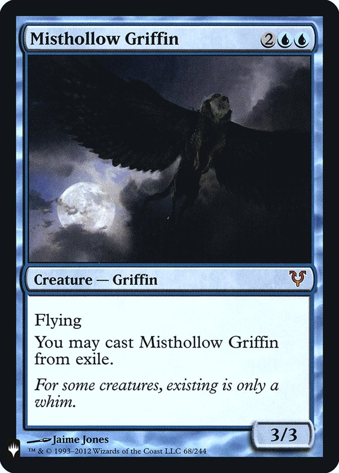 Misthollow Griffin [Mystery Booster] | Good Games Cannington
