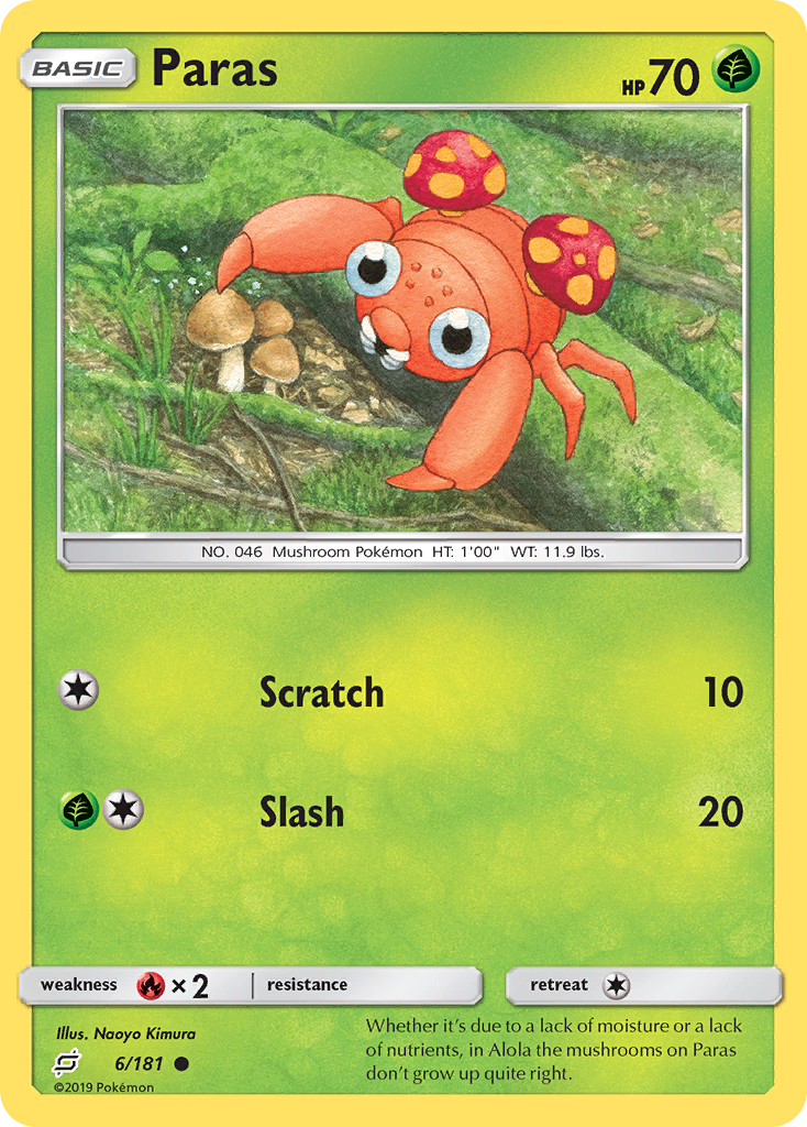 Paras (6/181) [Sun & Moon: Team Up] | Good Games Cannington