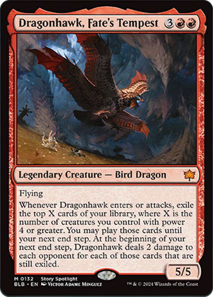 Dragonhawk, Fate's Tempest [Bloomburrow] | Good Games Cannington