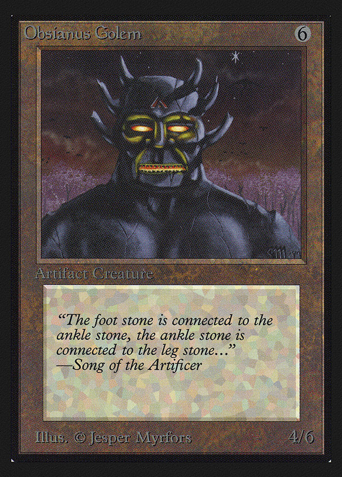 Obsianus Golem [International Collectors' Edition] | Good Games Cannington