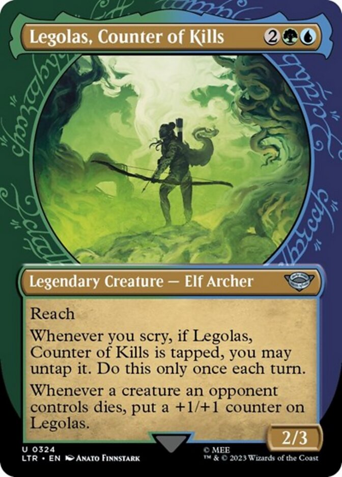 Legolas, Counter of Kills (Showcase Ring Frame) [The Lord of the Rings: Tales of Middle-Earth] | Good Games Cannington