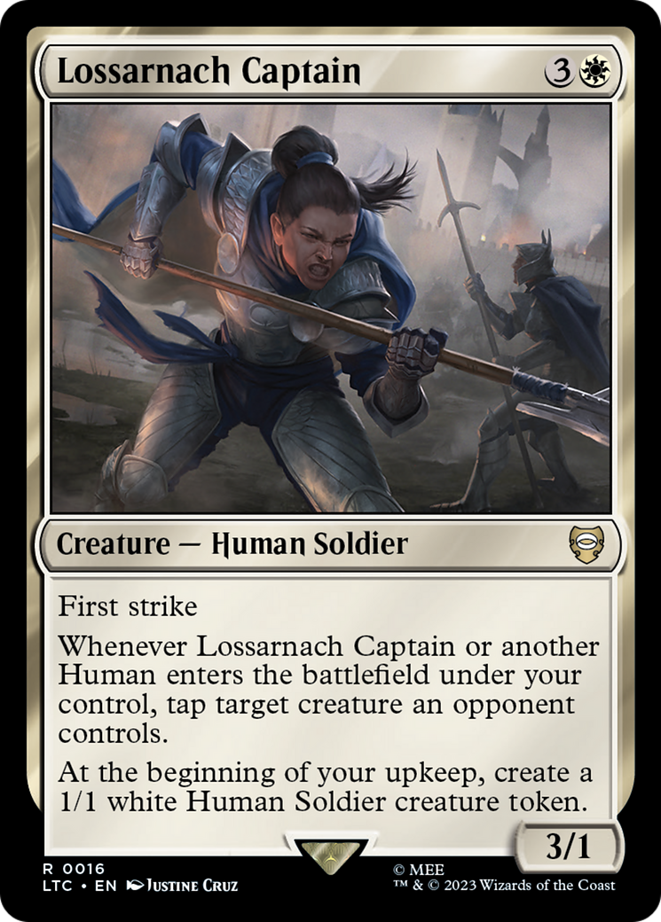 Lossarnach Captain [The Lord of the Rings: Tales of Middle-Earth Commander] | Good Games Cannington
